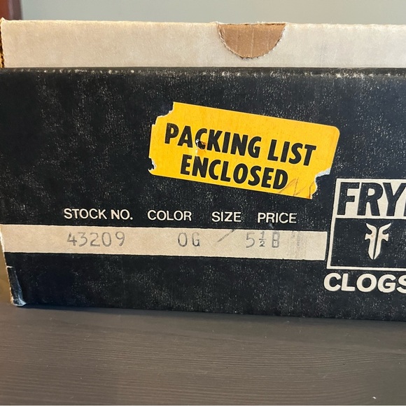 FRYE Vintage 1970’s Leather And Wood Clogs - Picture 13 of 14